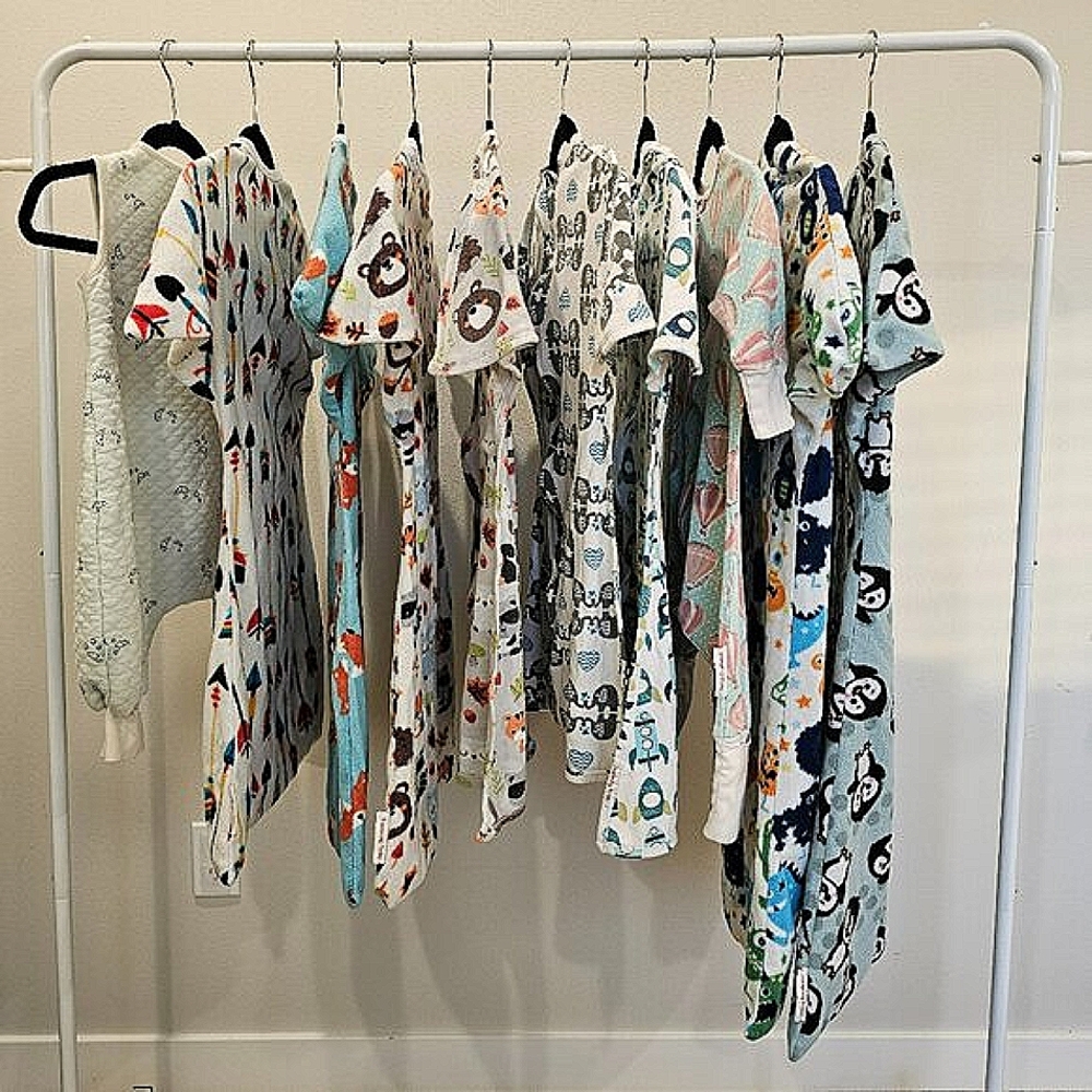 Baby Sleep Sacks (SleepingBaby ZipadeeZips, Flying Squirrel). 8 Remaining, $10ea